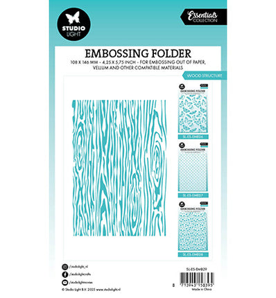 SL Embossing Folders Wooden Planks Essentials nr.29