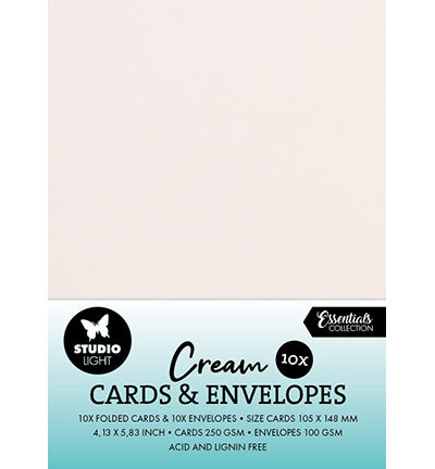 Cards & Envelopes Creme Consumables nr.02