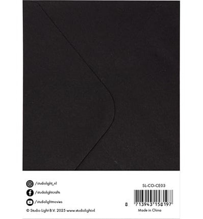 Cards & Envelopes Black A6 Consumables nr.03