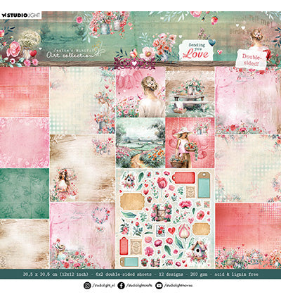 JMA Designer Paper Pad Double-sided Scrapbooking Sending You Love nr.288