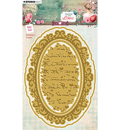 JMA Hot Foil Cutting Die Romantic Frame Sending You Love nr.14