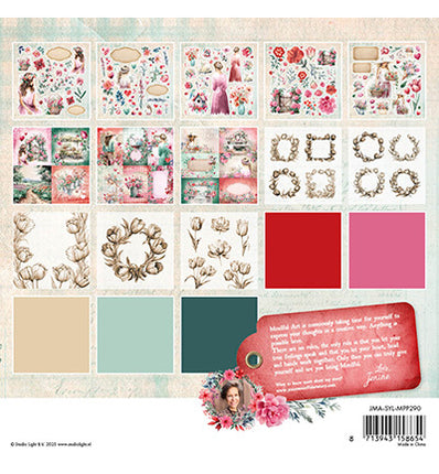 JMA Mixed Paper Pad Vellum, Unicolor & Elements Sending You Love nr.290