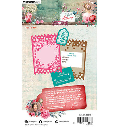 JMA Stamp and Cutting dies Plaid ATC Sending You Love nr.93