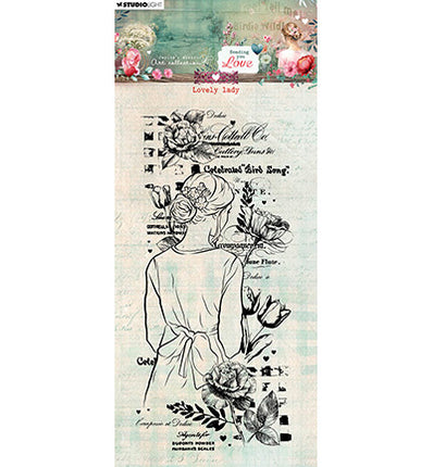 JMA Clear stamps Lovely Lady Sending You Love nr.798