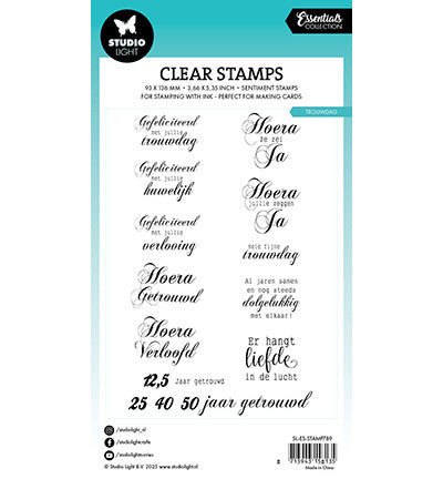 SL Clear stamps Trouwdag Essentials nr.789