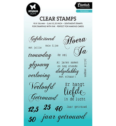 SL Clear stamps Trouwdag Essentials nr.789