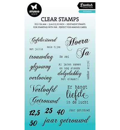 SL Clear stamps Trouwdag Essentials nr.789