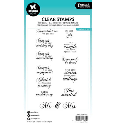 SL Clear stamps Wedding Day Essentials nr.790