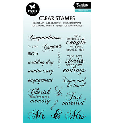 SL Clear stamps Wedding Day Essentials nr.790