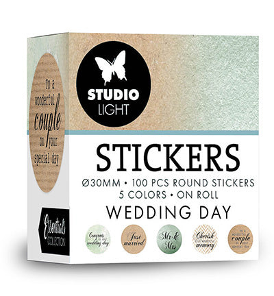 SL ø30mm Stickers WEDDING DAY Essentials nr.34