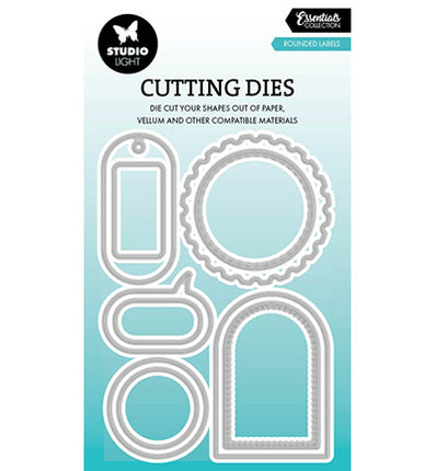 SL Cutting Die Rounded Labels Essentials nr.980