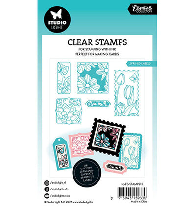 SL Clear stamp Spring Labels Essentials nr.811