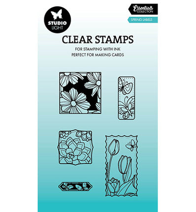 SL Clear stamp Spring Labels Essentials nr.811
