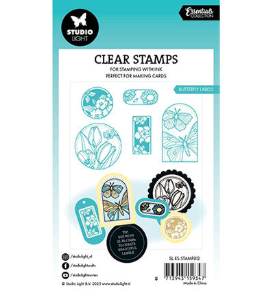 SL Clear stamp Spring Labels Essentials nr.812