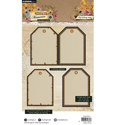 HE Cutting dies Tag Folding Card Sweet Bee Memories nr.958