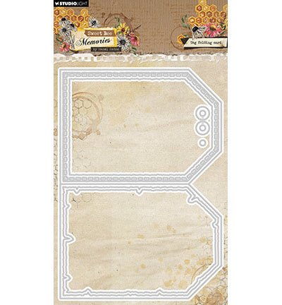 HE Cutting dies Tag Folding Card Sweet Bee Memories nr.958