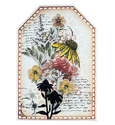 HE Design Paper Pad Background Sweet Bee Memories nr.286