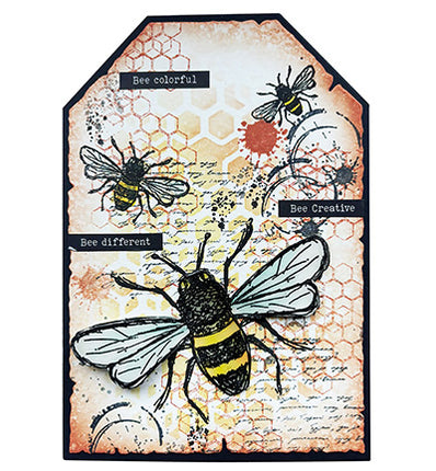 HE Cutting dies Tag Folding Card Sweet Bee Memories nr.958