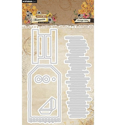 HE Cutting dies Grunge Bits Sweet Bee Memories nr.959