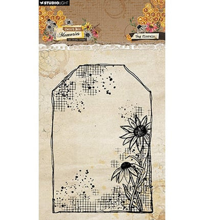 HE Clear Stamp Tag florals Sweet Bee Memories nr.791