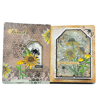 HE Stencil Memory Journal Sweet Bee Memories nr.06