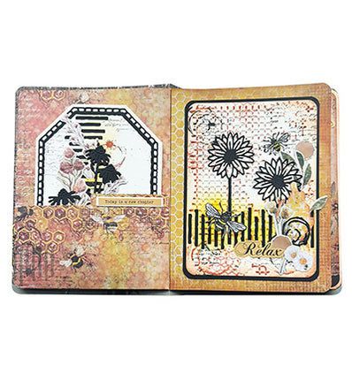 HE Stencil Memory Journal Sweet Bee Memories nr.06