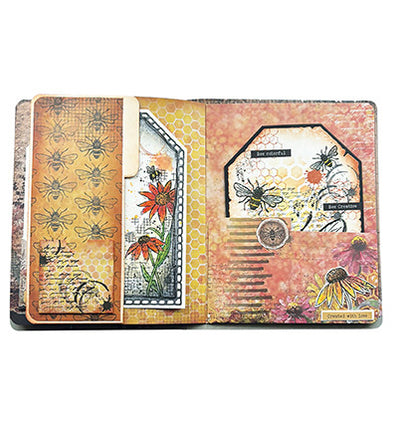 HE Design Paper Pad Background Sweet Bee Memories nr.286