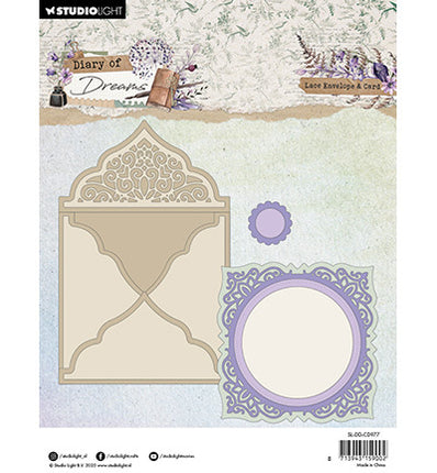 SL Cutting Die Lace Envelope Diary of Dreams nr.977