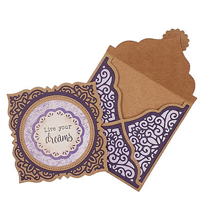 SL Cutting Die Lace Envelope Diary of Dreams nr.977