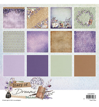 SL Design Paper Pad Background Diary of Dreams nr.295