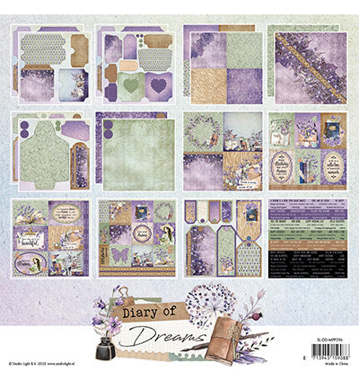 SL Mixed Paper Pad Envelopes Diary of Dreams nr.296