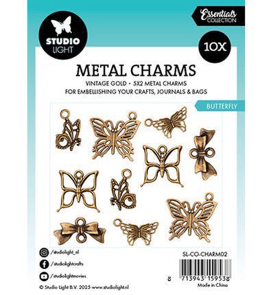 Metal Charms Butterfly Consumables nr.02