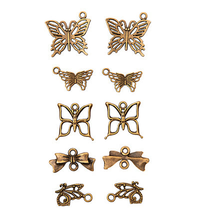 Metal Charms Butterfly Consumables nr.02