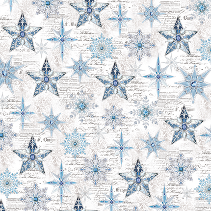 VELLUM ELEGANCE OF BLUE PAPER PATTERNS A4 6/PKG