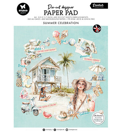 SL Die-cut Paper Pad Summer Celebration Essentials nr.311