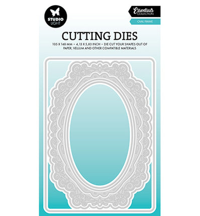 SL Cutting Die Oval frame Essentials nr.1002