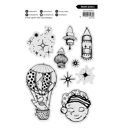 ABM Clear Stamp Sweet dreams Art by Marlene nr.816