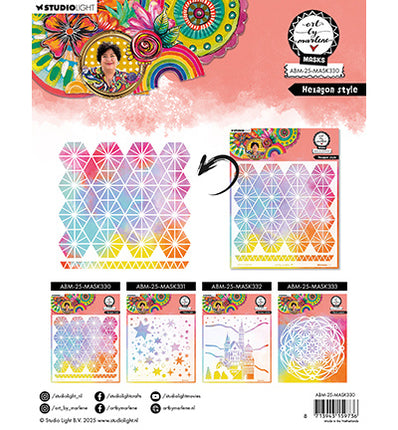 ABM Mask Hexagon style Art by Marlene nr.330