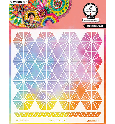 ABM Mask Hexagon style Art by Marlene nr.330