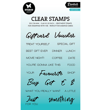SL Clear Stamp Gift card Essentials nr.821