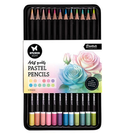 Pencils 12 Colors in pastel shades Essentials nr.01