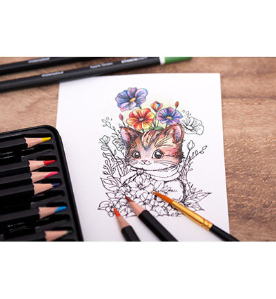 Pencils 12 Watercolor pencils Essentials nr.03
