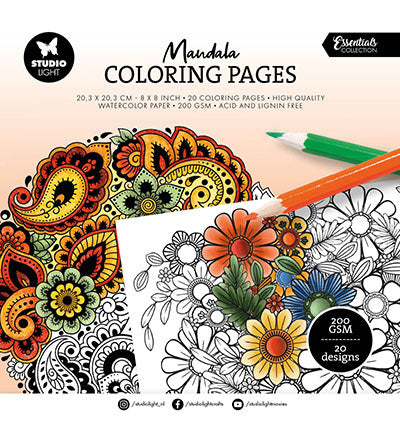Coloring Pages Mandala Essentials nr.283