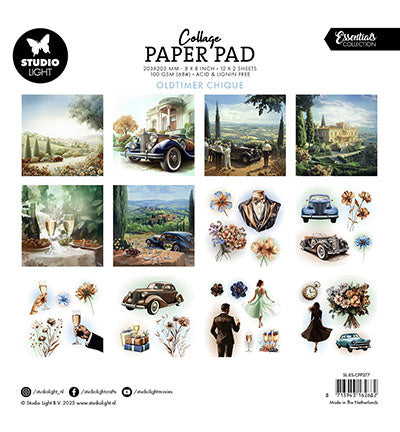 SL Collage Paper Pad Oldtimer Chique Essentials nr.377