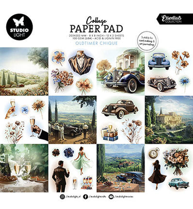 SL Collage Paper Pad Oldtimer Chique Essentials nr.377