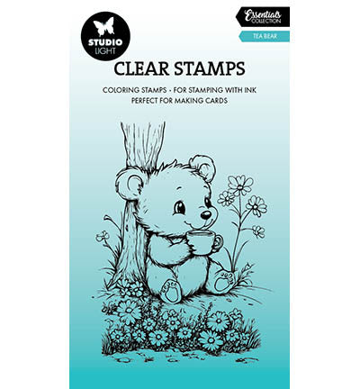 SL Clear Stamp Tea bear Essentials nr.848