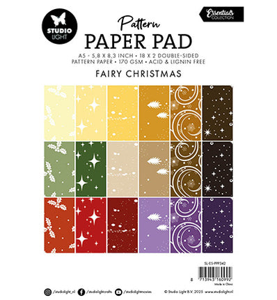 Pattern Paper Pad Fairy Christmas Essentials nr.342