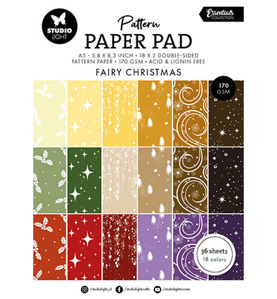 Pattern Paper Pad Fairy Christmas Essentials nr.342
