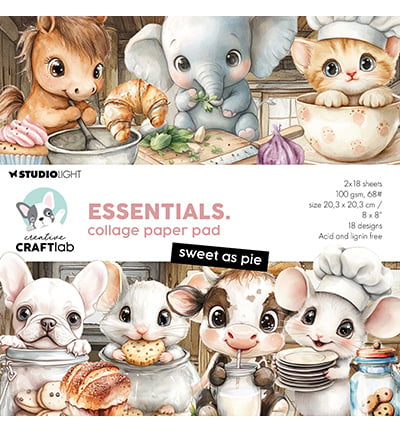 CCL Collage Paper Pad Sweet as pie Essentials nr.382