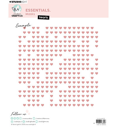 CCL Masks Hearts Essentials nr.370